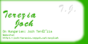 terezia joch business card